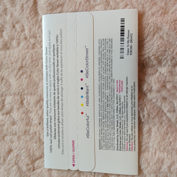 Stocking Stuffer! Color Street 100% Real Nail Polish Strips in Camo To My Rescue - Picture 6 of 7